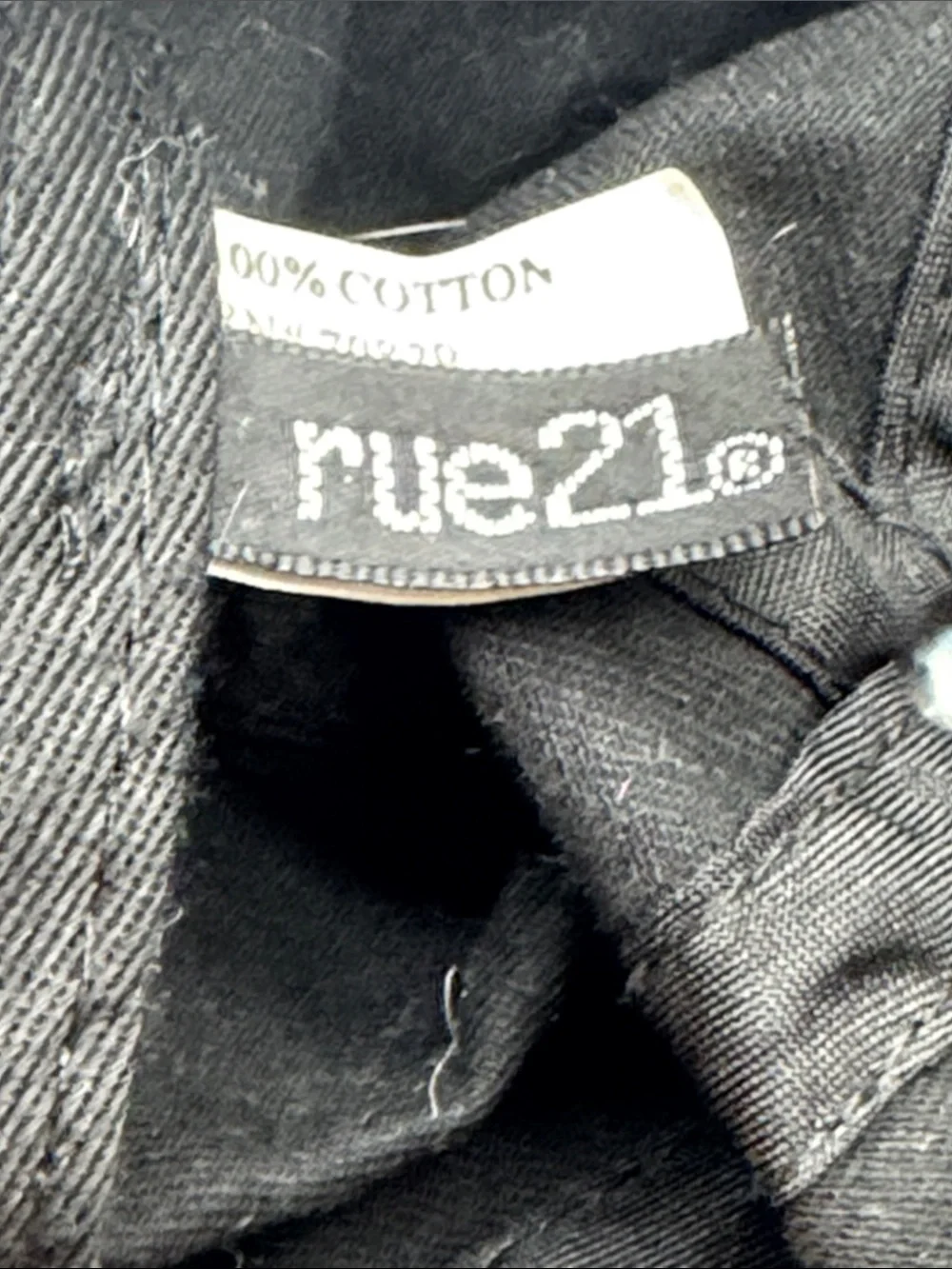 MOOD Embroidered Black Baseball Cap - Unbranded